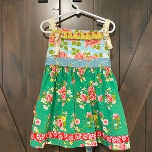 Matilda Jane Good Hart Strawberry Fields tunic girls size 8